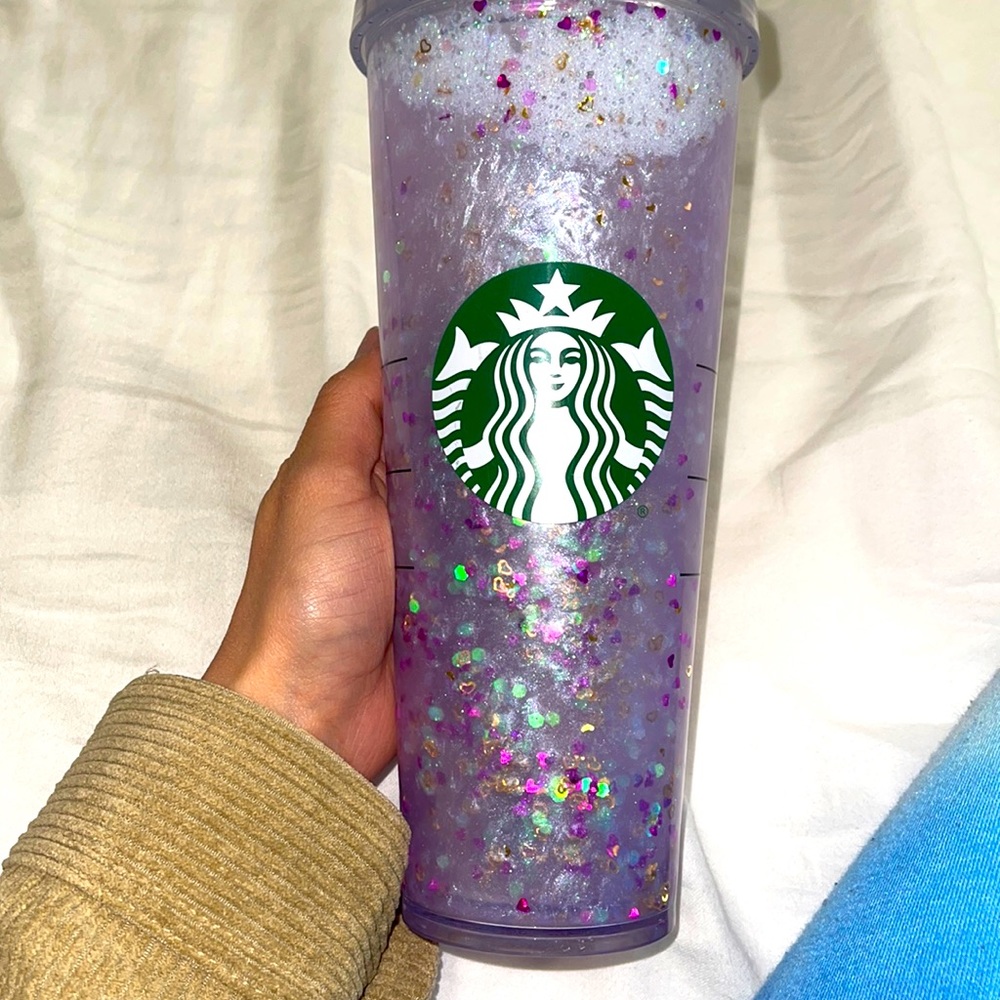 STARBUCKS SNOW GLOBE VENTI TUMBLER
